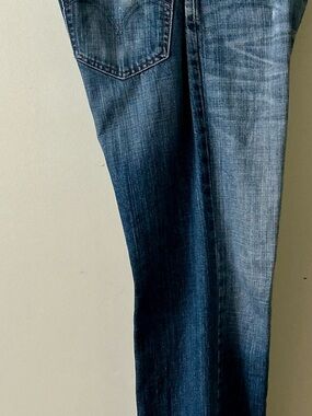 Levi's Men's Straight Leg Denim Jeans - Dark Blue Wash 38x30